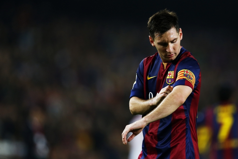 Barcelonský lídr Lionel Messi.