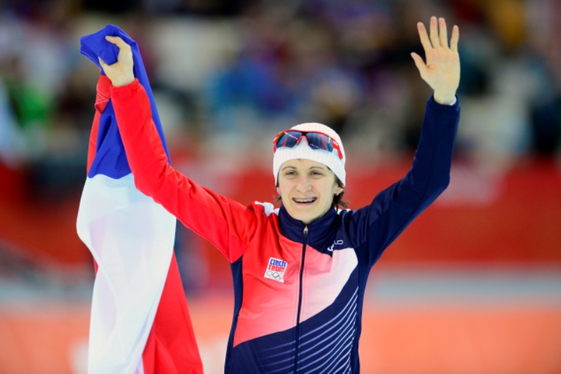 Olympijská vítězka Martina Sáblíková.