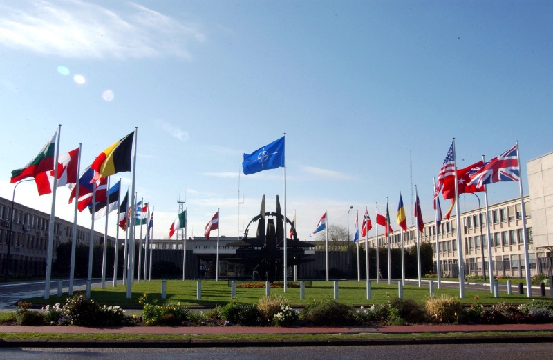 Centrála NATO v Bruselu. Centrála NATO v Bruselu.