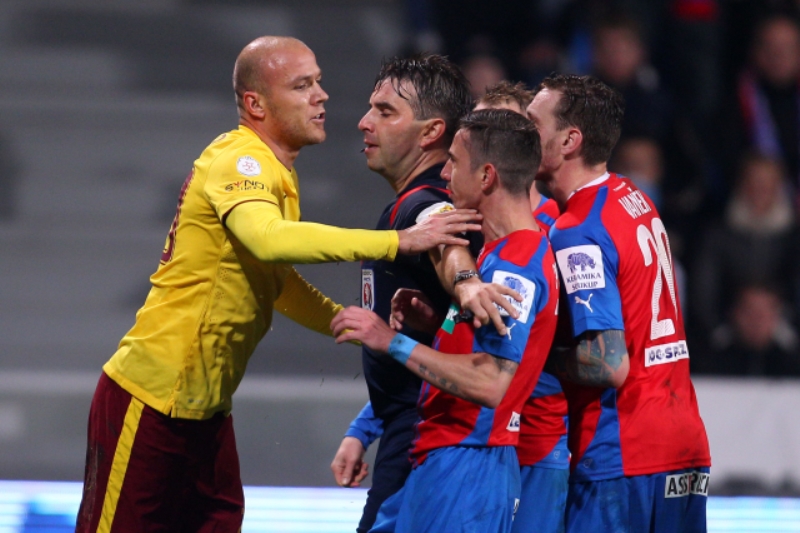 Potyčky ze zápasu Plzeň  - Sparta.