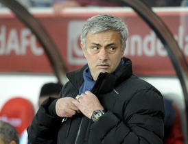 Trenér Chelsea José Mourinho.