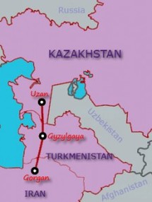 Trať usnadní středoasijským republikám přístup k blízkovýchodním a jihoasijským trhům.