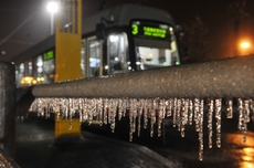 Olomoucké tramvaje přestaly jezdit v pondělí večer. Dnes už jsou zpět na svých trasách.