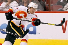 Opora kanadského Calgary Jiří Hudler.