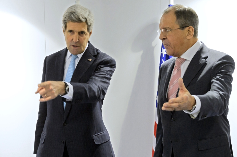 Kerry s Lavrovem v Basileji.