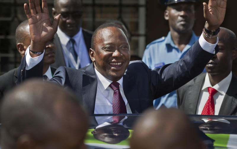 Keňský prezident Uhuru Kenyatta.
