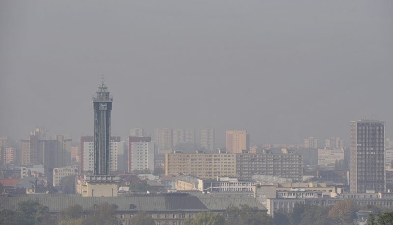 Smog v Ostravě.