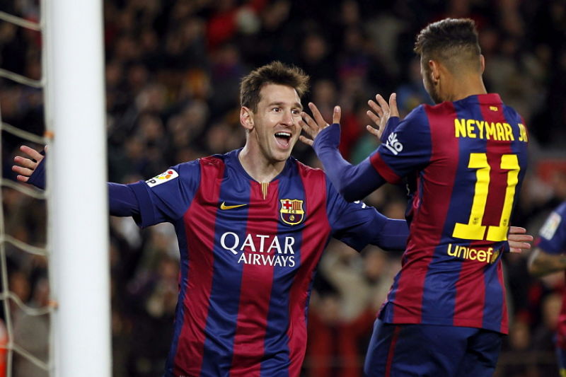 Lionel Messi zařídil obrat Barcelony hattrickem.