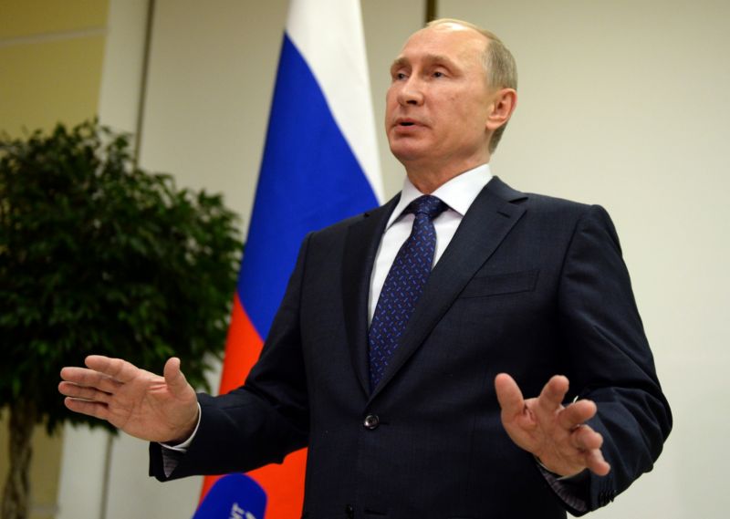Ruský prezident Vladimir Putin. Ruský prezident Vladimir Putin.
