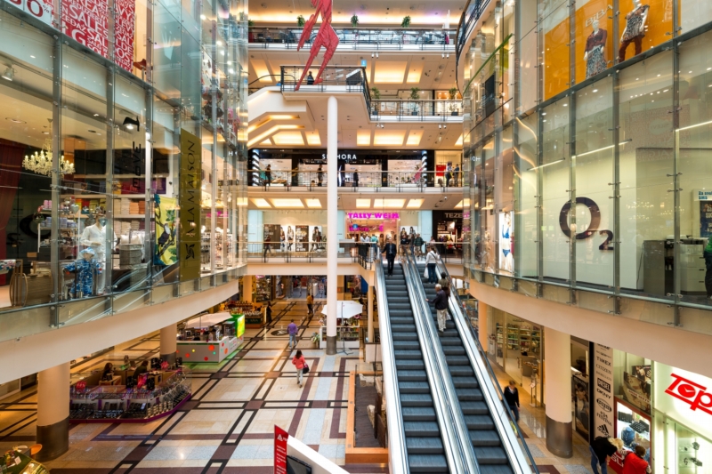 Obchodní centrum Palladium v Praze. Obchodní centrum Palladium v Praze.