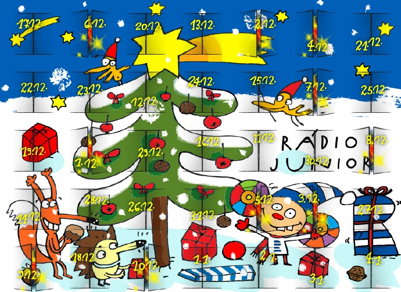 Adventní kalendář Českého rozhlasu.  