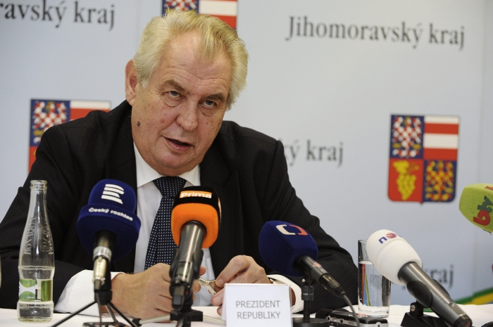 Prezident Miloš Zeman.