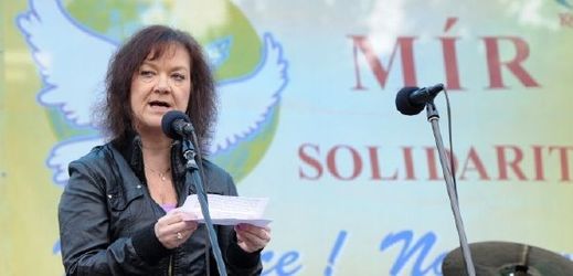 Poslankyně Marta Semelová (KSČM).