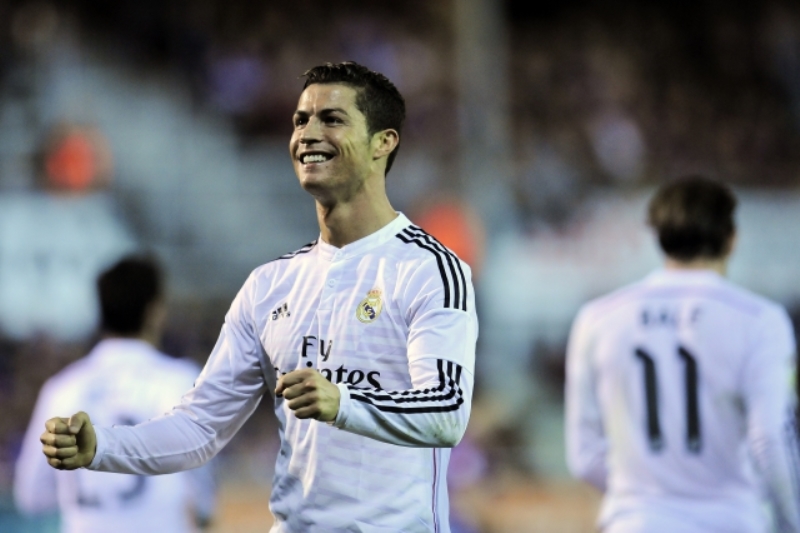 Hvězda Realu Madrid Cristiano Ronaldo.