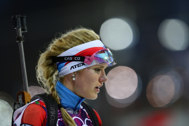 Biatlonistka Gabriela Soukalová.