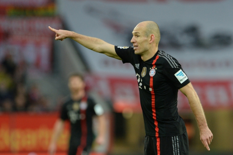 Arjen Robben z Bayernu.