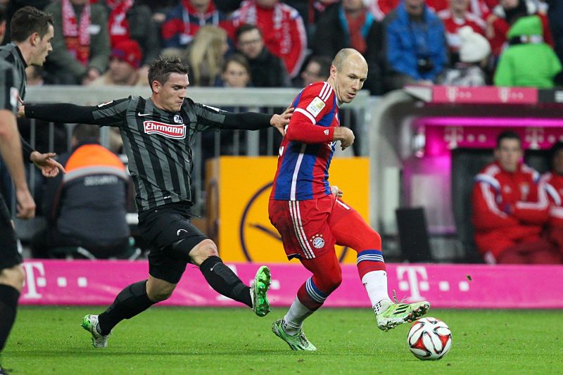 Bayern Mnichov porazil v 16. kole Freiburg 2:0.