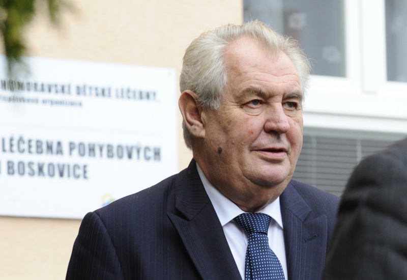 Prezident Miloš Zeman. Prezident Miloš Zeman.