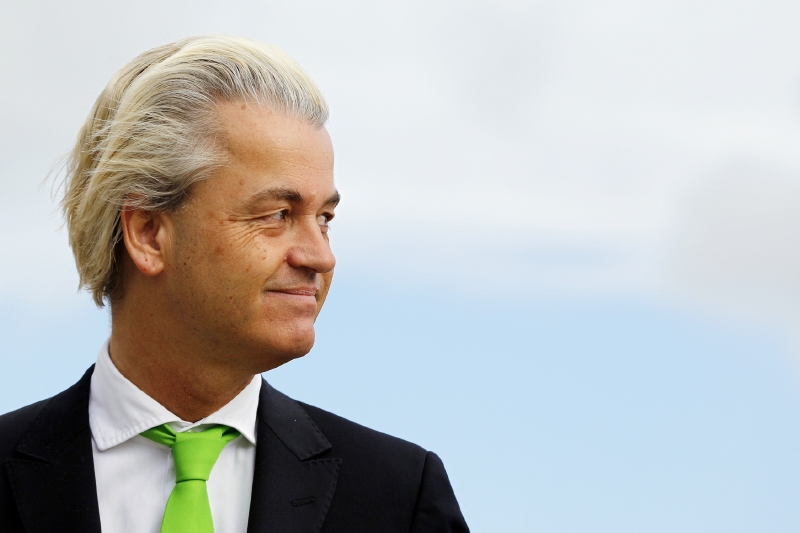 Zřejmě nejznámější bojovník proti islamizaci Západu na světě - Wilders.