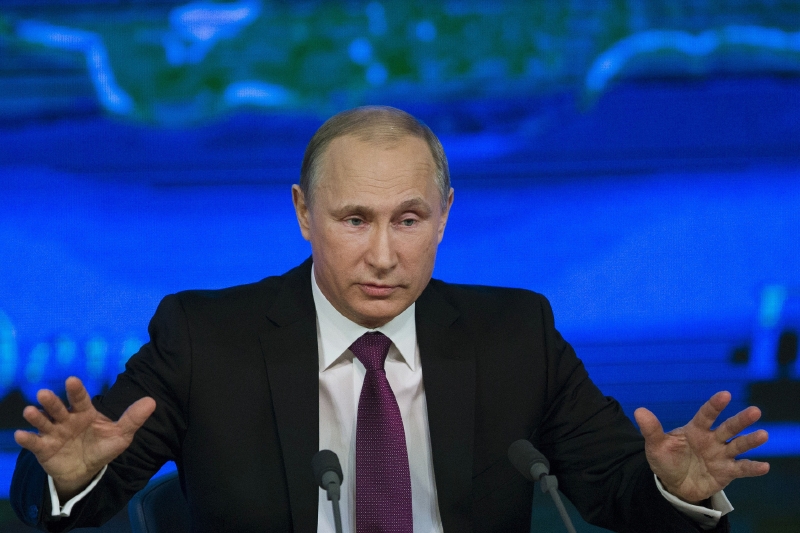 Putin vysvětluje svůj pohled na svět.