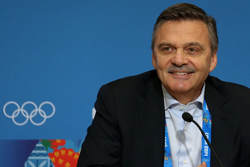 Rene Fasel, předseda IIHF, zastává svou pozici již od roku 1994. Rene Fasel, předseda IIHF, zastává svou pozici již od roku 1994.