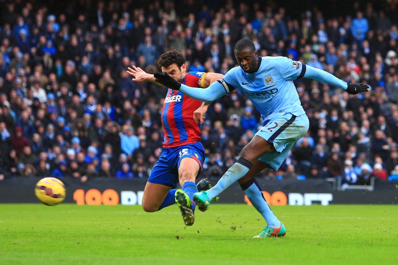 Yaya Touré v akci. 