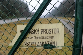 Areál skladu v Květné.