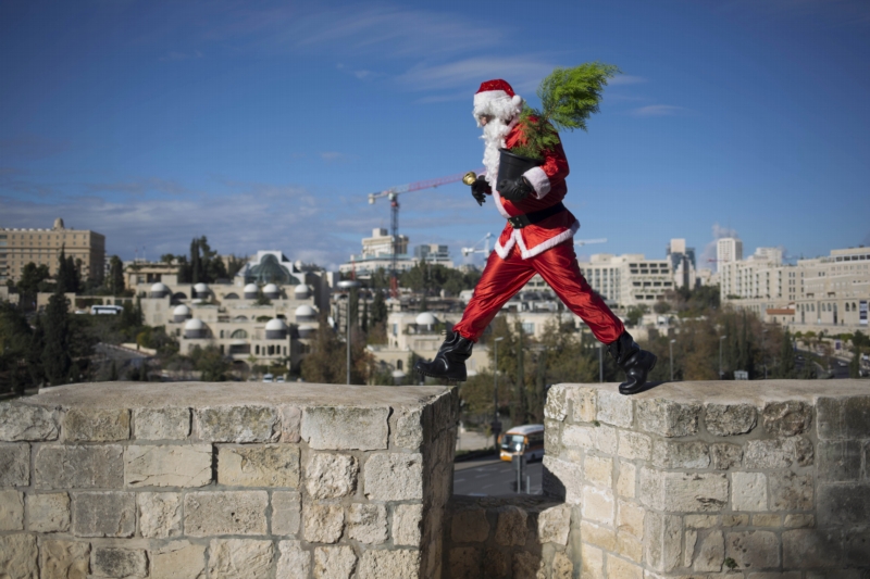 Santa Claus navštíví i Jeruzalém.