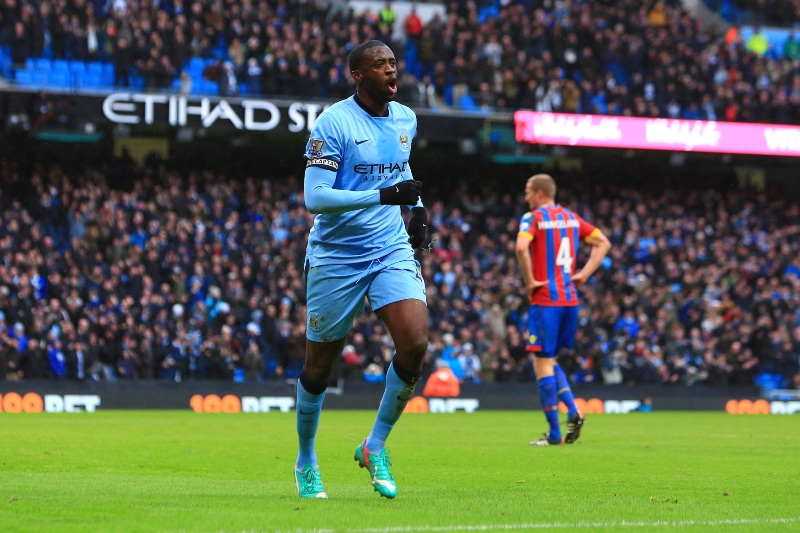 Yaya Touré v akci. 