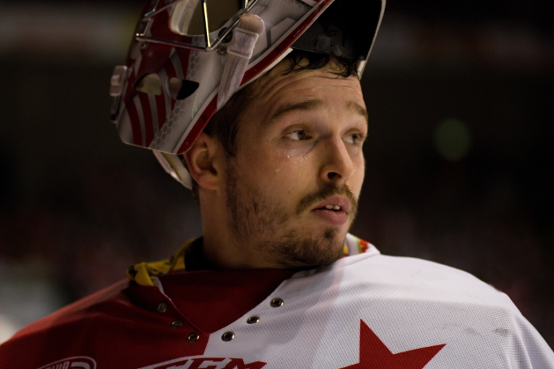 Gólman Dominik Furch.