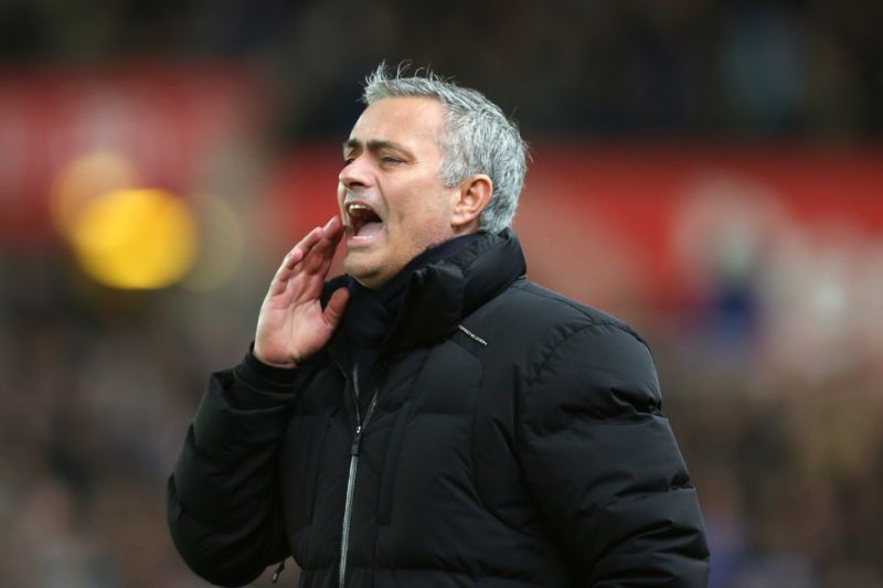 Trenér José Mourinho.