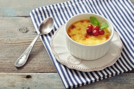 Creme brulee.