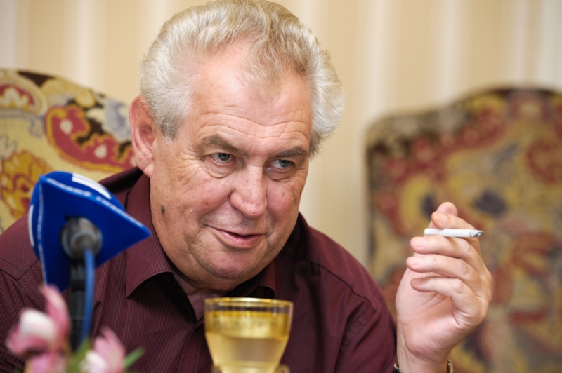 Prezident Miloš Zeman.