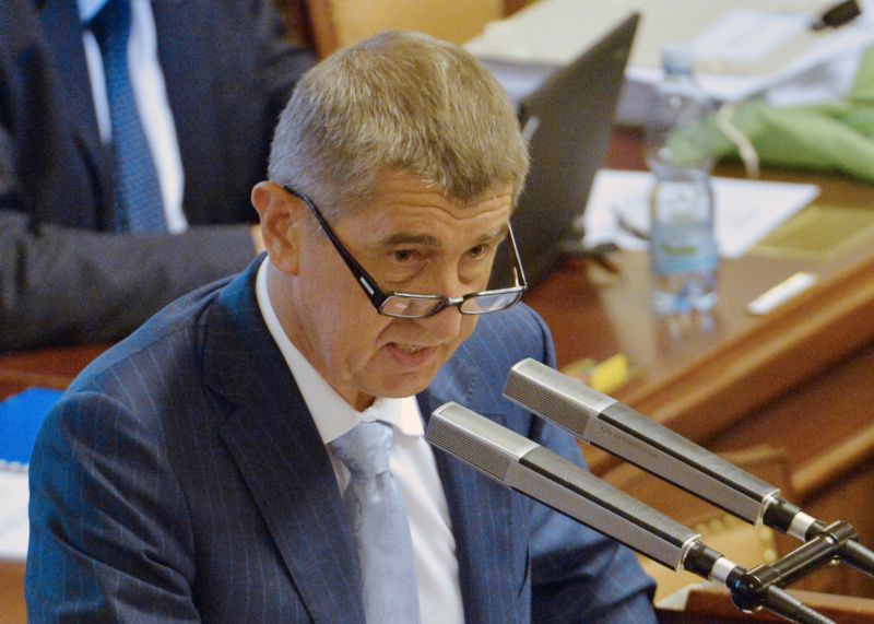 Ministr financí Andrej Babiš. Ministr financí Andrej Babiš.