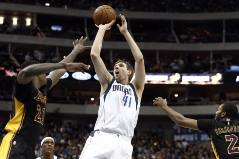 Dirk Nowitzki je osmý nejlepší střelec historie NBA.