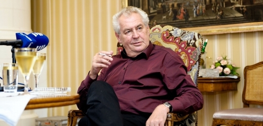 Prezident Miloš Zeman.
