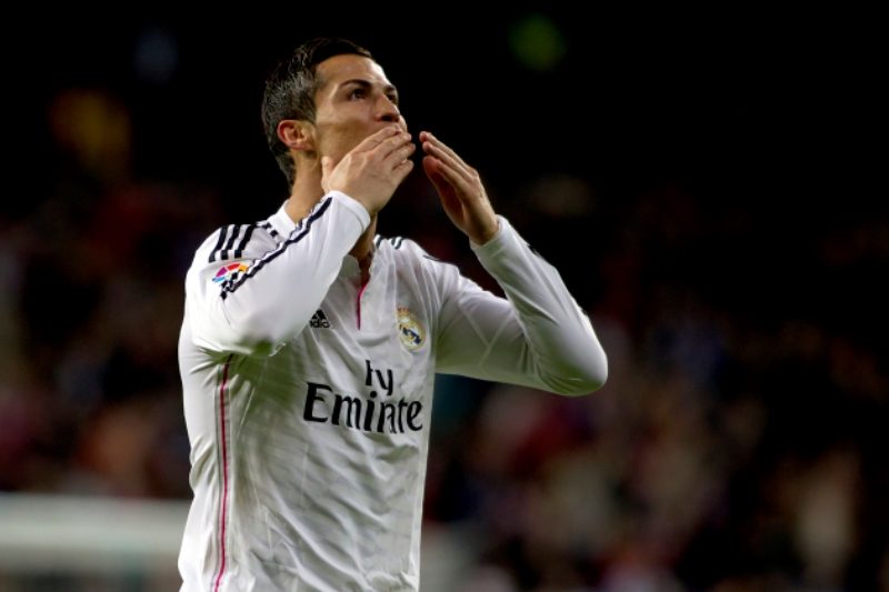 Lídr Realu Madrid Cristiano Ronaldo.