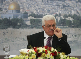 Palestinský prezident Mahmúd Abbás.