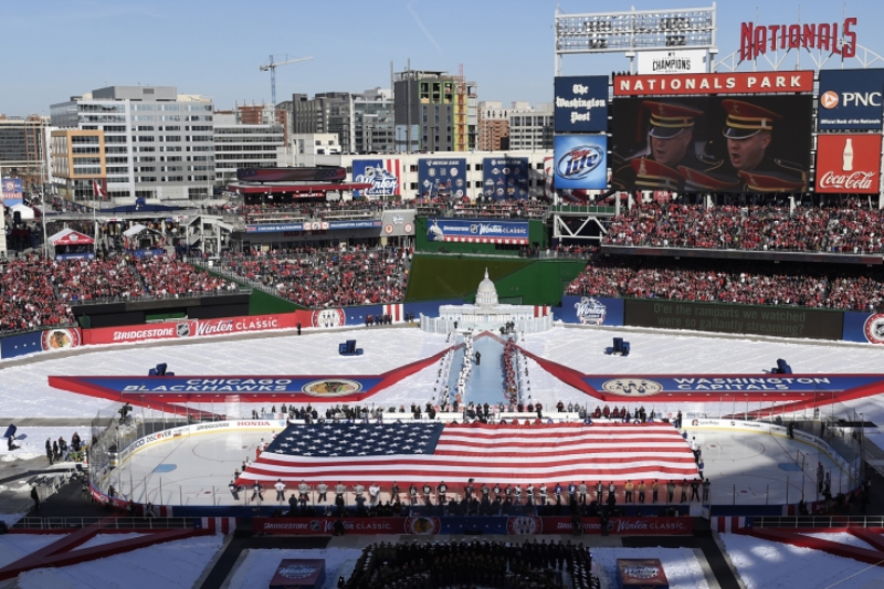 Winter Classic sledovalo ve Washingtonu přes 40 tisíc diváků.
