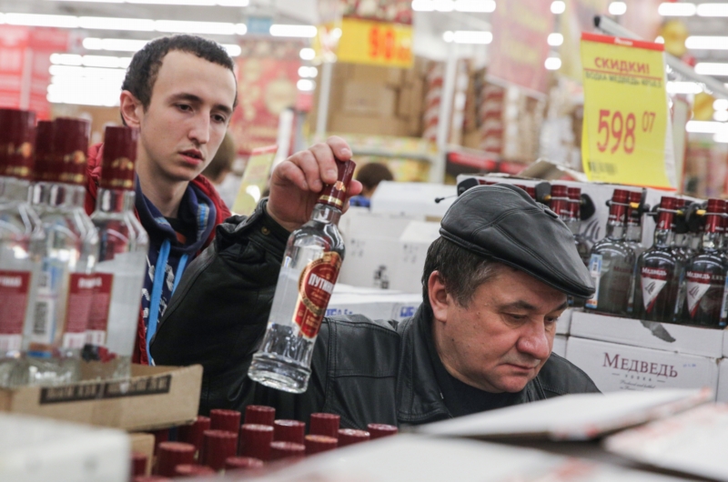 Ruská vodka letos nezdraží (ilustrační foto).
