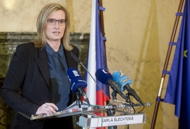 Ministryně pro místní rozvoj Karla Šlechtová.