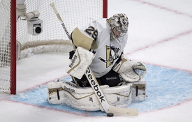 Brankář Pittsburghu Marc-Andre Fleury.