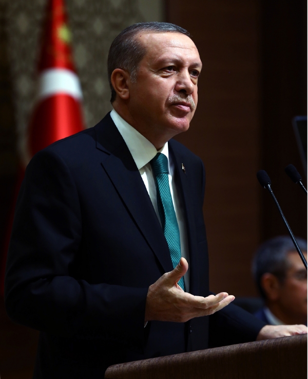 Turecký prezidenta Recep Tayyip Erdogan.