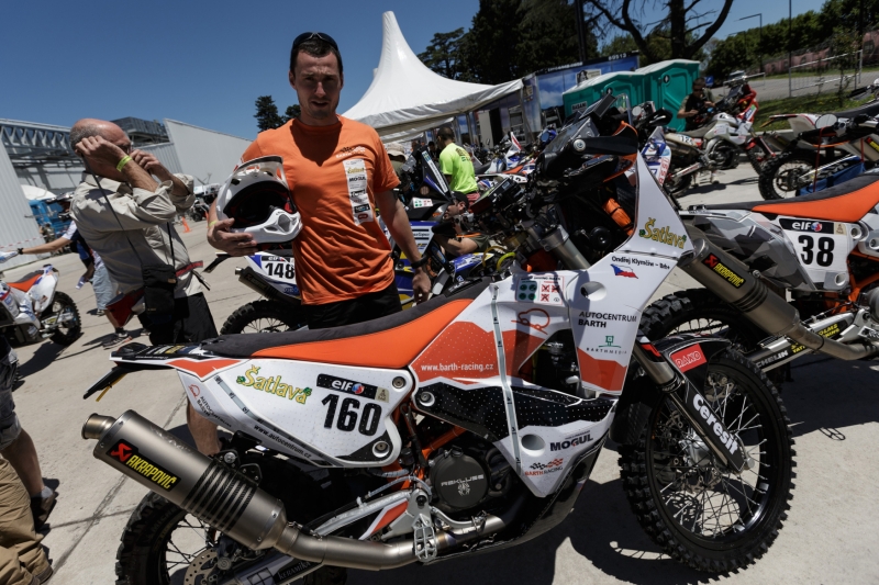Ondřej Klymčiw, motocyklista.