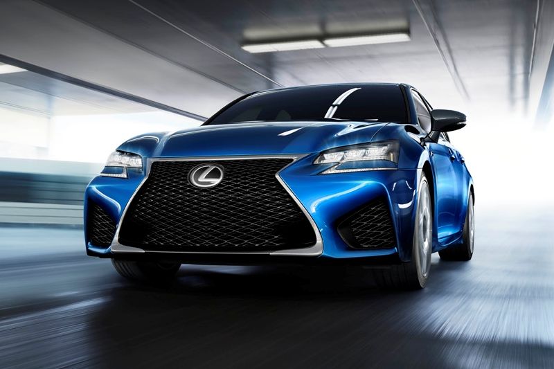 Dynamická tvář výkonného sedanu Lexus GS F.