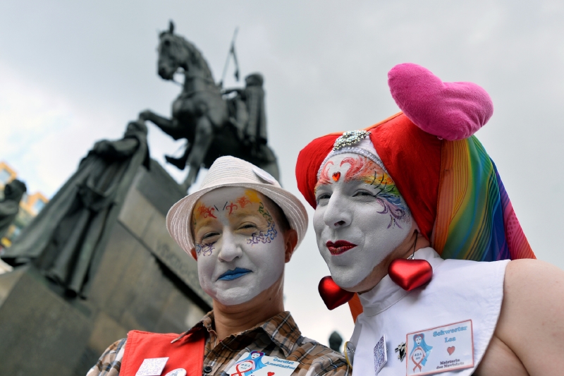 Gay Pride v Praze.