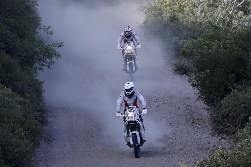 Polský motocyklista Michal Hernik.