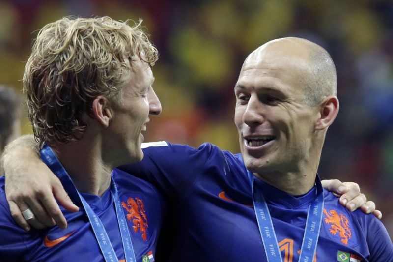 Bayern se dočkal největší kompenzace, vliv na to měl i Robben (vpravo na fotce).