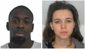 Hayat Boumeddieneová a Amedy Coulibaly.