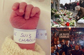 Svět zaplavila nápis Je suis Charlie.